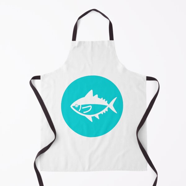 Item preview, Bleu fish circle sea sun designed and sold by Stylefishing.