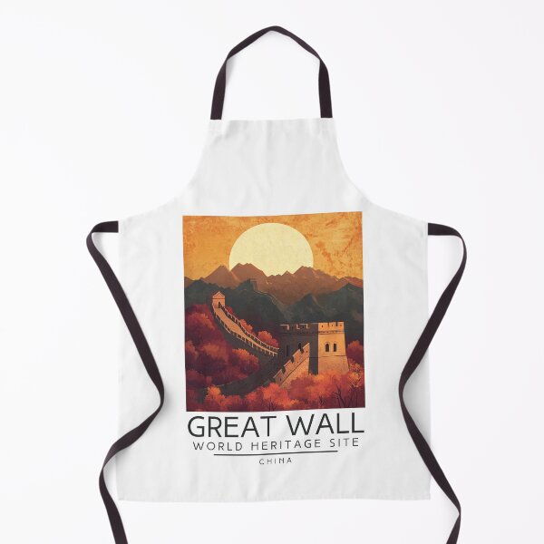 Item preview, A Vintage Travel Poster of The Great Wall of China - China designed and sold by GoodOldVintage.