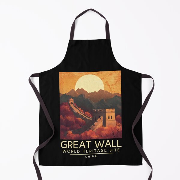 Item preview, A Vintage Travel Poster of The Great Wall of China - China designed and sold by GoodOldVintage.