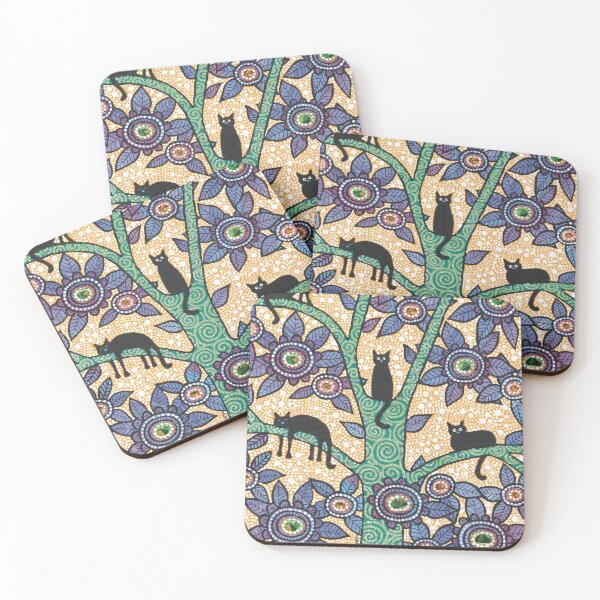 Item preview, The Black Cat Quartet designed and sold by ManonElmendorp.