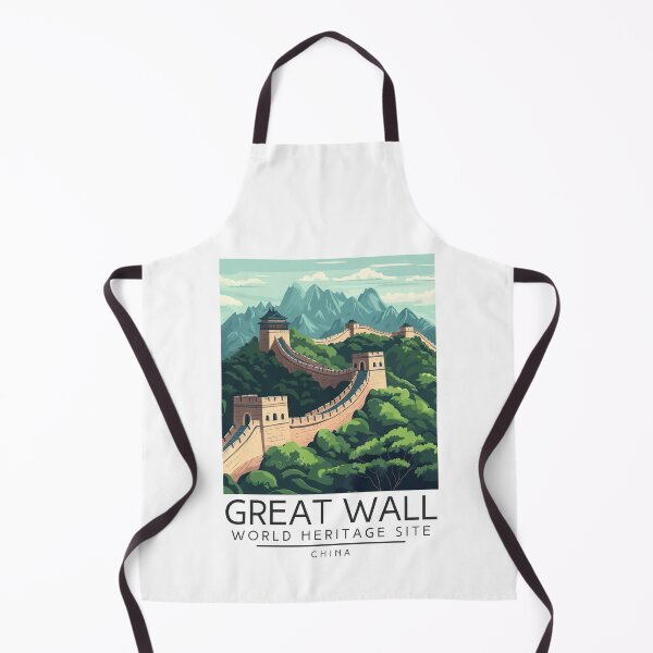 Item preview, A Vintage Travel Poster of The Great Wall of China - China  designed and sold by GoodOldVintage.