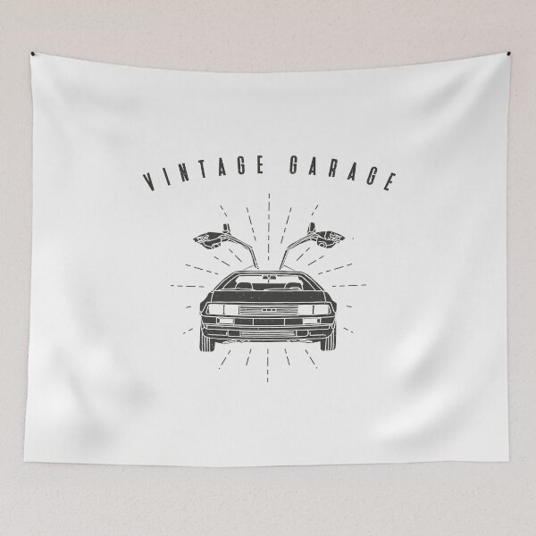 Item preview, Vintage Garage - DMC 12 designed and sold by UPPrints.