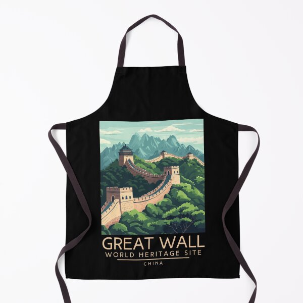 Item preview, A Vintage Travel Poster of The Great Wall of China - China  designed and sold by GoodOldVintage.