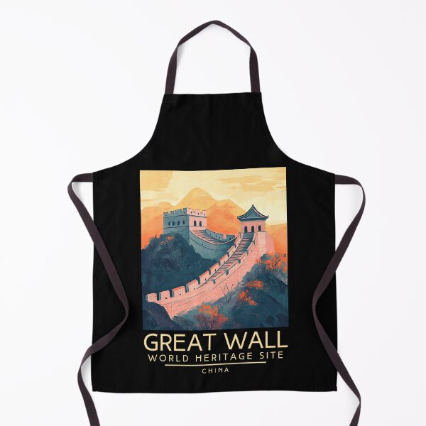 Item preview, A Vintage Travel Poster of The Great Wall of China - China designed and sold by GoodOldVintage.