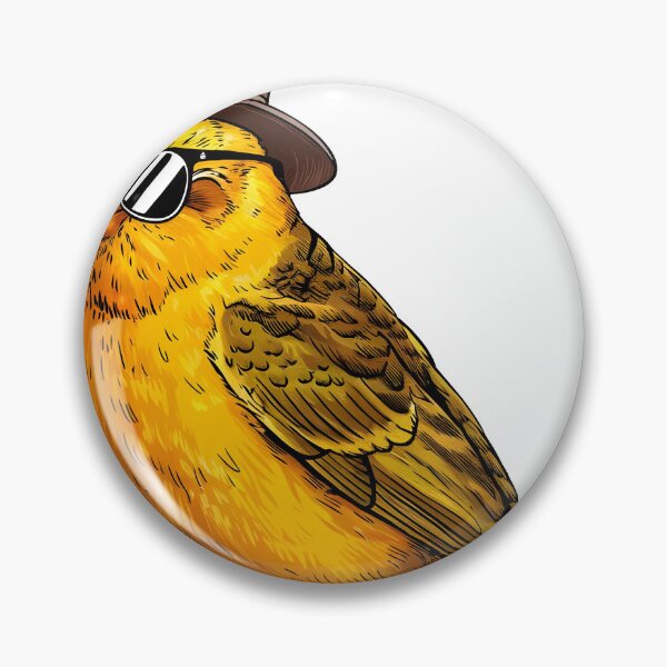 Item preview, Cool Canary With Hat And Sun Glasse designed and sold by Mahmoud Salah.