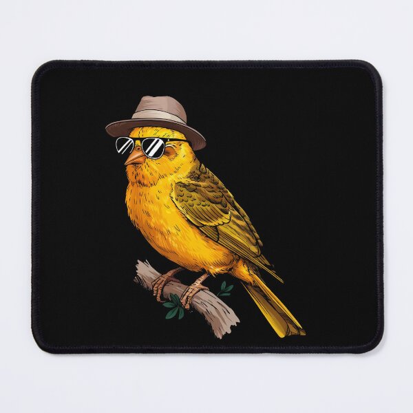Item preview, Cool Canary With Hat And Sun Glasse designed and sold by Mahmoud Salah.