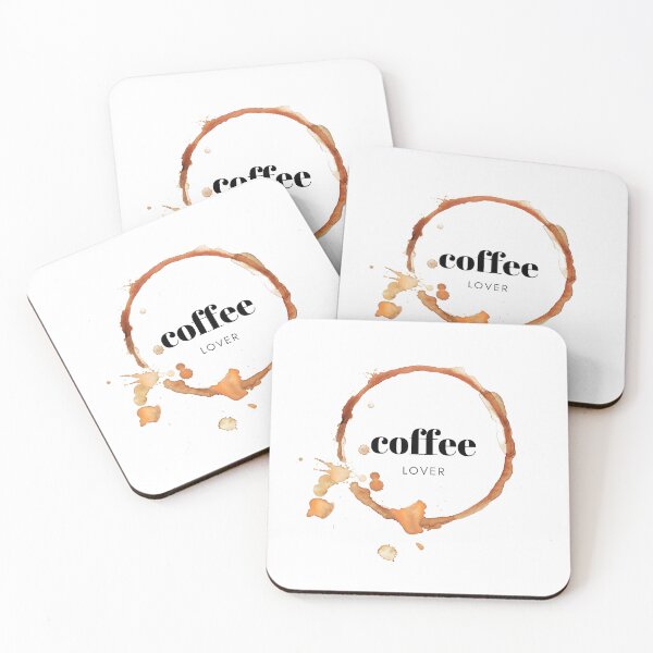 Item preview, Coffee lover with aesthetic and minimalist coffee stain designed and sold by ElizabethCoelho.