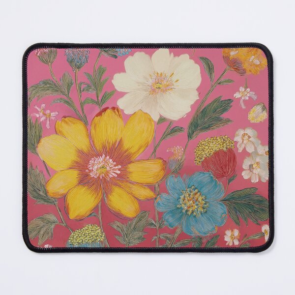 Item preview, Summer in Bloom Pink Floral Print designed and sold by Magnolia Valley Art.