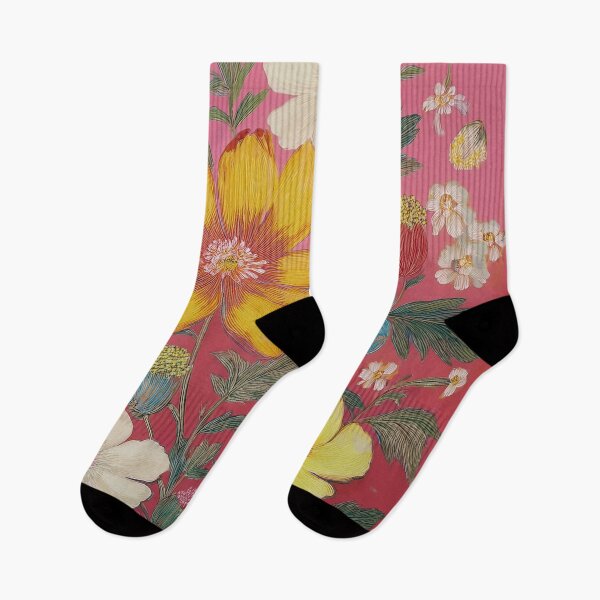 Item preview, Summer in Bloom Pink Floral Print designed and sold by Magnolia Valley Art.