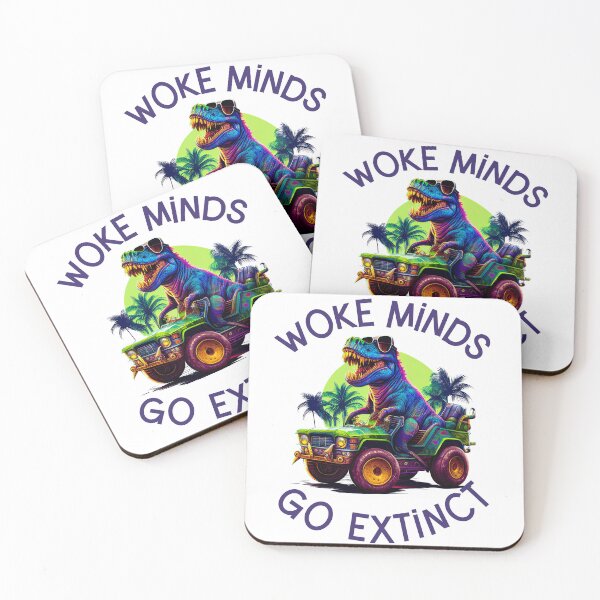 Item preview, Woke Minds Go Extinct - T Rex on a Monster Truck designed and sold by WigOutlet.