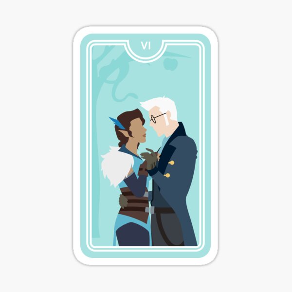 Item preview, Perc'ahlia Lovers Tarot Card  designed and sold by PsychMerchant.