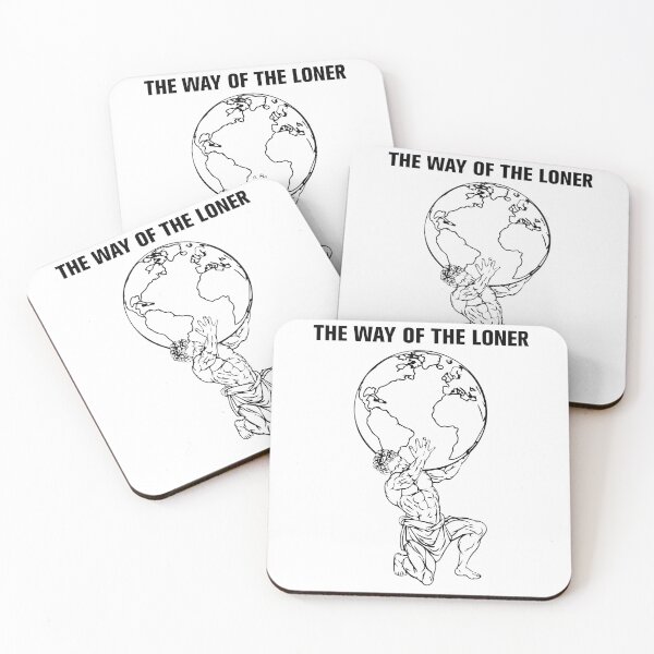 Item preview, The Way of the Loner Atlas Carrying the World Design designed and sold by -DEEWOLF-.