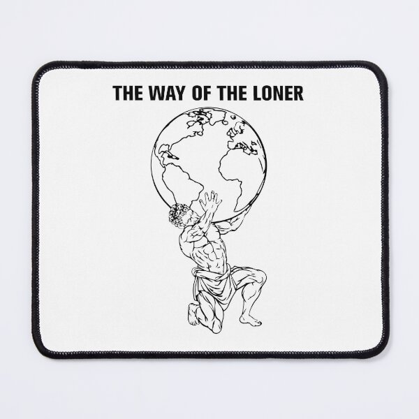 Item preview, The Way of the Loner Atlas Carrying the World Design designed and sold by -DEEWOLF-.