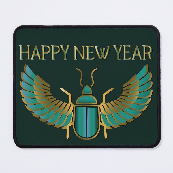 Item preview, HAPPY NEW YEAR- ANCIENT EGYPTIAN SCARAB designed and sold by Gihan-Design.