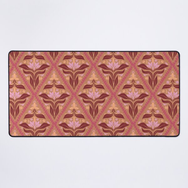 Item preview, Hand Painted Floral Diamond Textured Damask - Deliciousness designed and sold by GenAumonier.