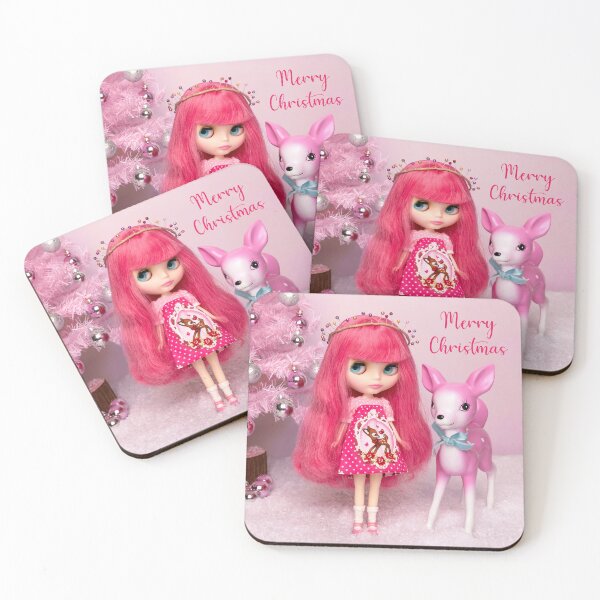 Item preview, Blythe's Pink Christmas designed and sold by samphoto.
