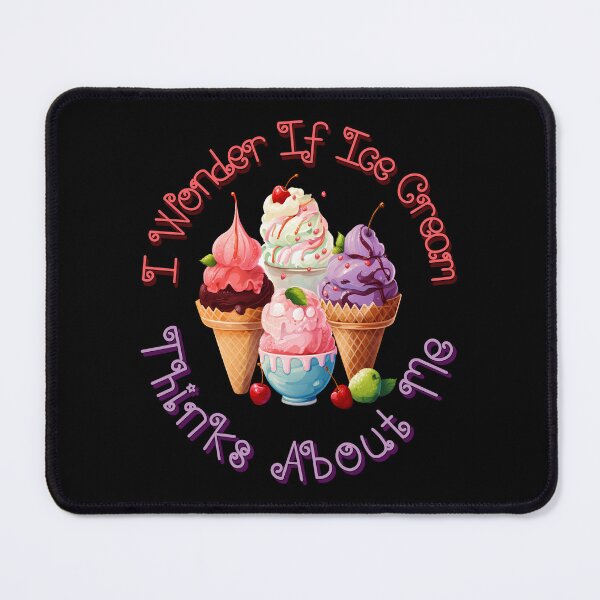 Item preview, I Wonder If Ice Cream Thinks About Me designed and sold by AlchemyColor.