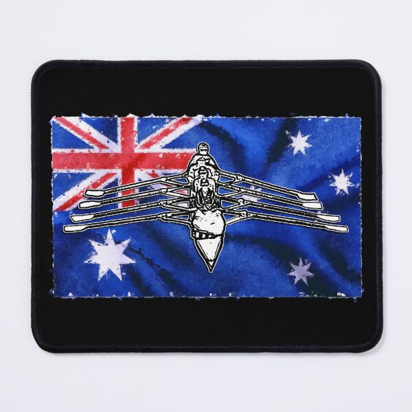 Item preview, Rowers Rowing on Australian Flag designed and sold by Michael van der Hoorn.
