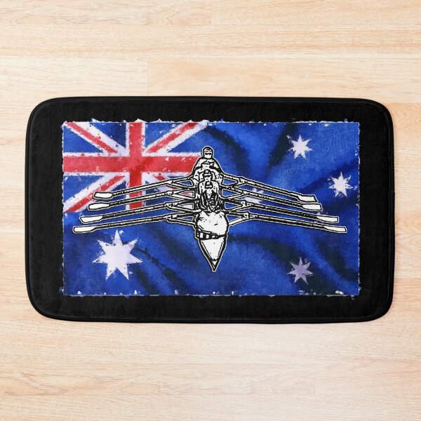 Item preview, Rowers Rowing on Australian Flag designed and sold by Michael van der Hoorn.