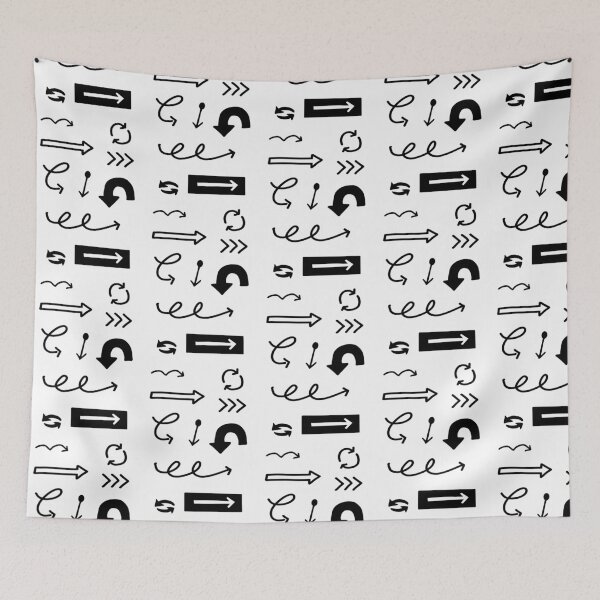 Item preview, Chic Arrows: Minimalist Black and White Art designed and sold by RM-Journey.