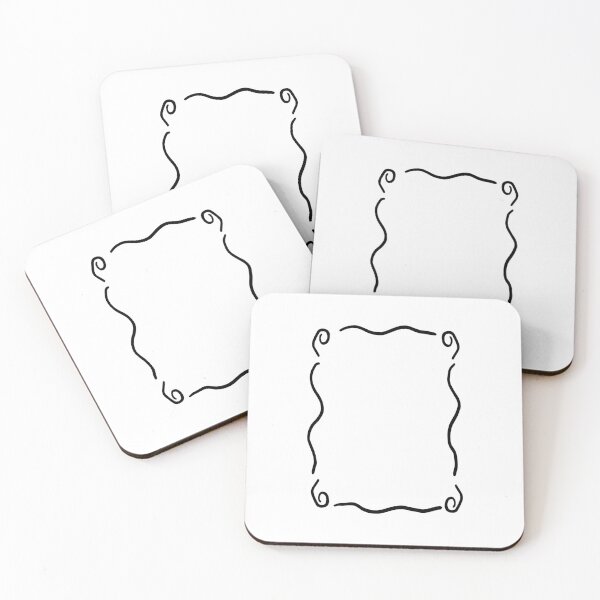 Item preview, Chic Lines: Black and White Minimalist Borders designed and sold by RM-Journey.