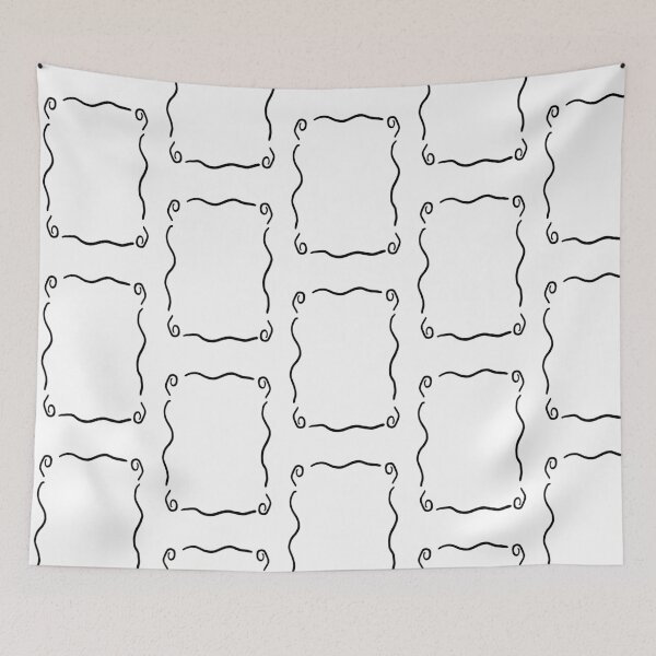 Item preview, Chic Lines: Black and White Minimalist Borders designed and sold by RM-Journey.