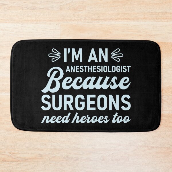 Item preview, I'M Anesthesiologist Because Surgeons need herose too, funny gifts for anesthesiolohists designed and sold by FelkMariShop.