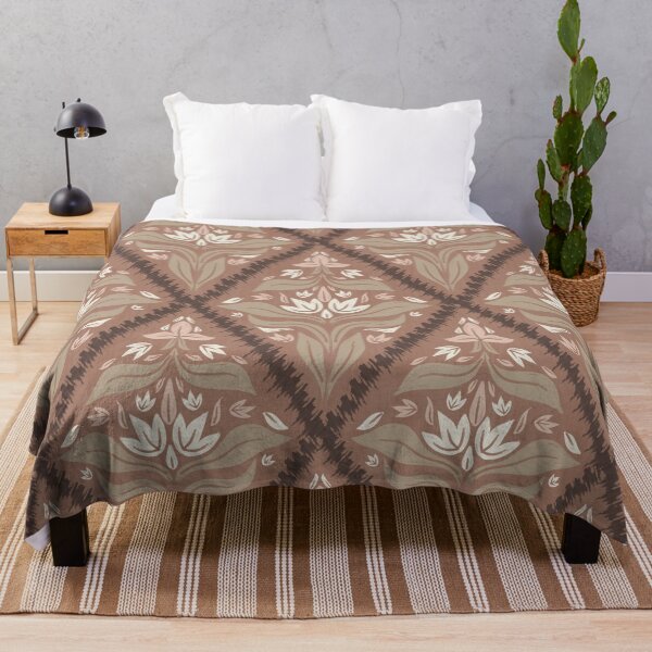 Item preview, Hand Painted Floral Diamond Textured Damask - Relaxed Elegance designed and sold by GenAumonier.
