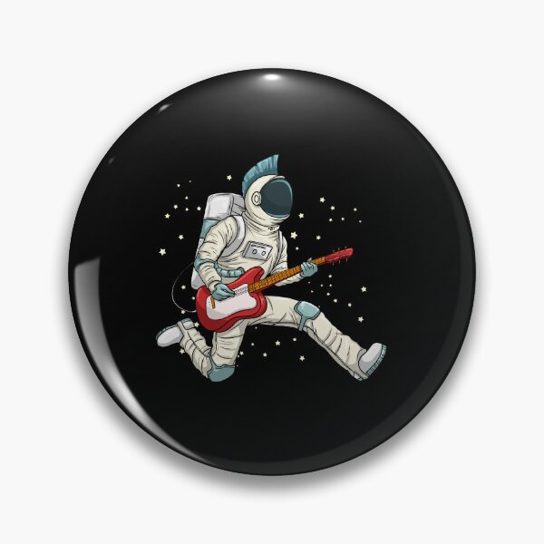 Item preview, Punker With Electric Guitar In Space designed and sold by PNGShop.