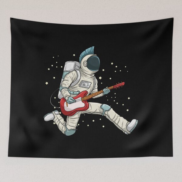 Item preview, Punker With Electric Guitar In Space designed and sold by PNGShop.