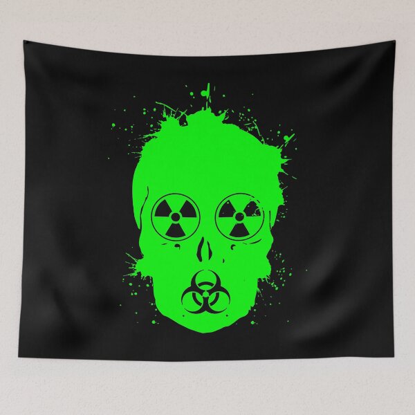 Item preview, Green Biohazard Skull designed and sold by PNGShop.