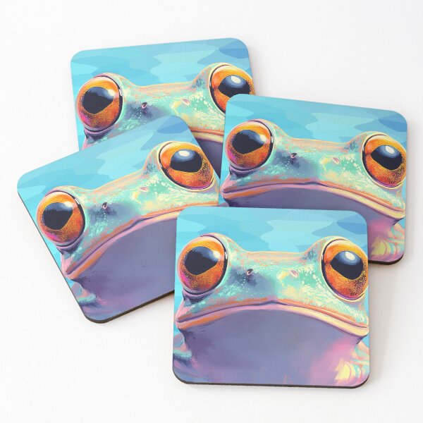 Item preview, Playful Pop Art Frog – Colorful and Geometric designed and sold by daila70.