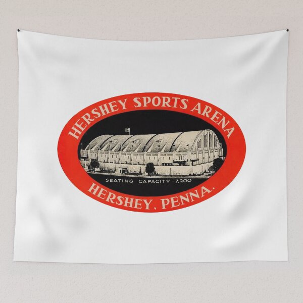 Item preview, Hershey Sports Arena Hershey Pennsylvania Roller Skating Rink Sticker Decal Label designed and sold by tislord.