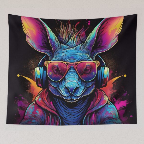 Item preview, Graffiti aardvark in Headphones and Shades designed and sold by Boxing Kangaroo Retail Company.