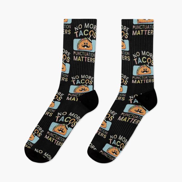 Item preview, No more Tacos Punctuation Matters designed and sold by Redgiant87x.