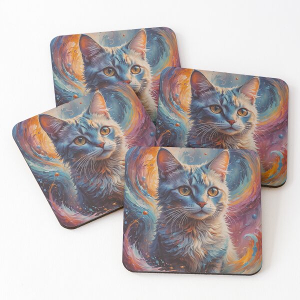Item preview, Whispering Abstract Kitty designed and sold by Molly62.