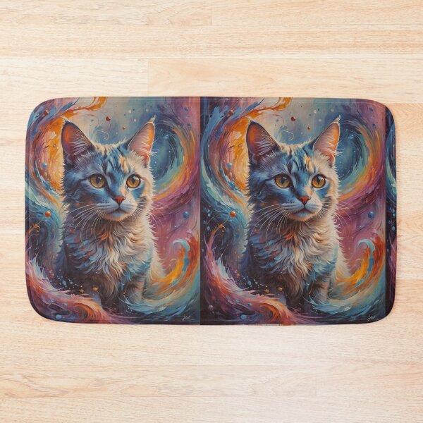 Item preview, Whispering Abstract Kitty designed and sold by Molly62.