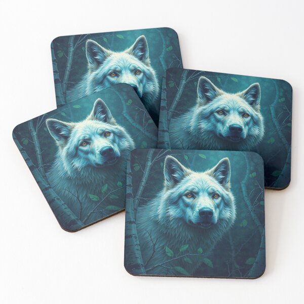 Item preview, Light Grey Wolf and Woods designed and sold by Skye Ryan-Evans.