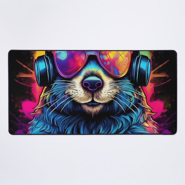 Item preview, Graffiti beaver in Headphones and Shades designed and sold by Boxing Kangaroo Retail Company.