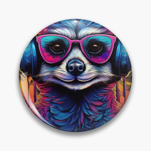 Item preview, Graffiti meerkat in Headphones and Shades designed and sold by Boxing Kangaroo Retail Company.