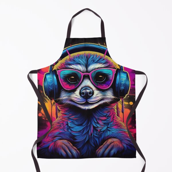 Item preview, Graffiti meerkat in Headphones and Shades designed and sold by Boxing Kangaroo Retail Company.
