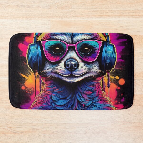 Item preview, Graffiti meerkat in Headphones and Shades designed and sold by Boxing Kangaroo Retail Company.