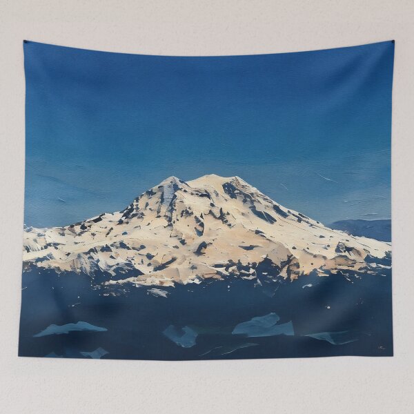 Artikelvorschau, Mount Rainier (Ölgemälde) entworfen und verkauft von flyscenicair.