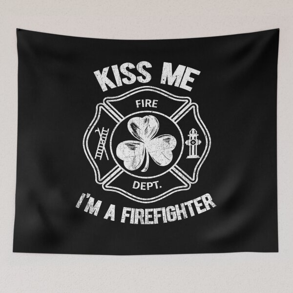 Item preview, Kiss Me Im A Firefighter designed and sold by PNGShop.