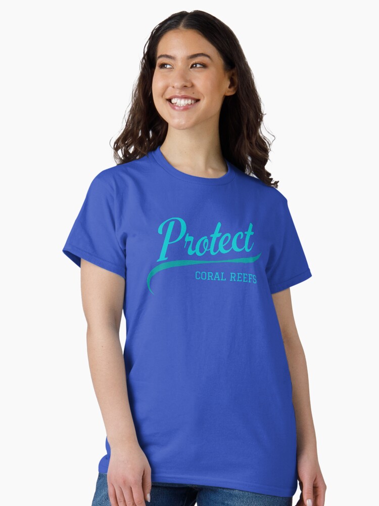 Thumbnail 2 of 7, Classic T-Shirt, Protect Coral Reefs designed and sold by crystaljeana.
