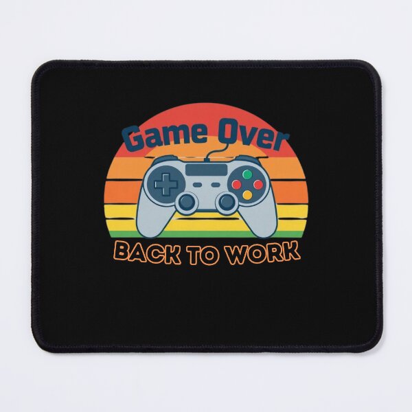 Item preview, Retro Game Over Work Console Sunset Humor Vibes designed and sold by Kia Blaze.