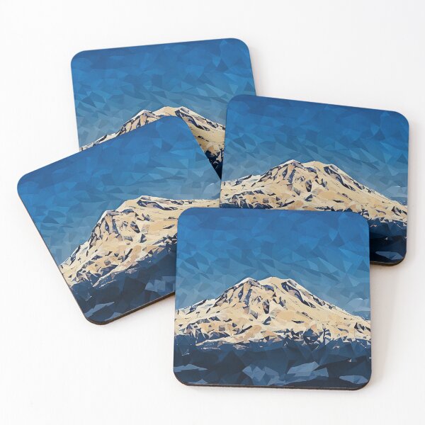 Item preview, Mount Rainier (Poly Art) designed and sold by flyscenicair.