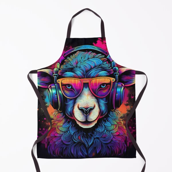 Item preview, Graffiti sheep in Headphones designed and sold by Boxing Kangaroo Retail Company.