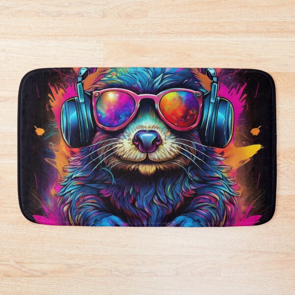 Item preview, Graffiti mole in Headphones designed and sold by Boxing Kangaroo Retail Company.