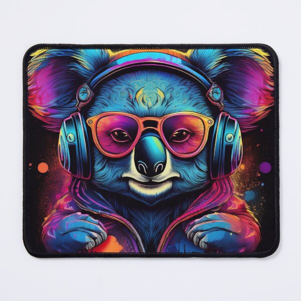 Item preview, Graffiti koala in Headphones designed and sold by Boxing Kangaroo Retail Company.